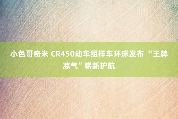 小色哥奇米 CR450动车组样车环球发布 “王牌凉气”崭新护航