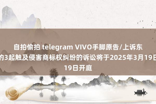 自拍偷拍 telegram VIVO手脚原告/上诉东谈主的3起触及侵害商标权纠纷的诉讼将于2025年3月19日开庭