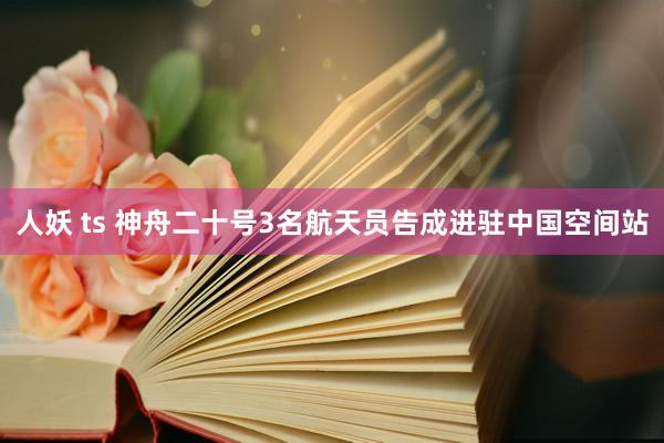 人妖 ts 神舟二十号3名航天员告成进驻中国空间站