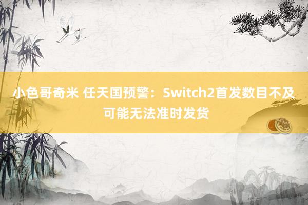 小色哥奇米 任天国预警：Switch2首发数目不及 可能无法准时发货